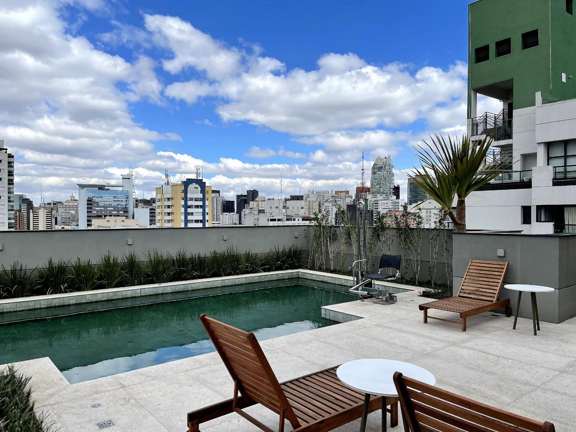 Belint Bela Cintra: A 5 Minutos Da Paulista Com Piscina No Rooftop São Paulo Eksteriør billede